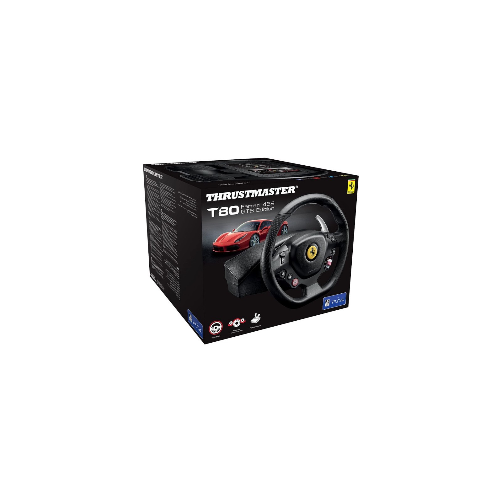 THRUSTMASTER WHEEL T80  FERRARI 488 GTB EDITION (PS5/PS4/PC)