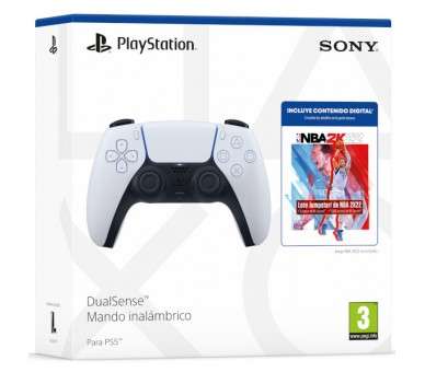 DUALSENSE WIRELESS CONTROLLER WHITE (BLANCO) + LOTE JUMPSTART NBA 2K22