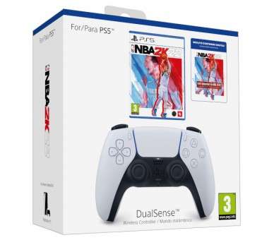 NBA 2K22 + LOTE JUMPSTART NBA 2K22 + DUALSENSE WIRELESS CONTROLLER WHITE (BLANCO)