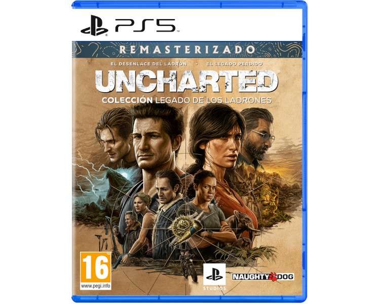 UNCHARTED COLECCION LEGADO DE LOS LADRONES REMASTERIZADO