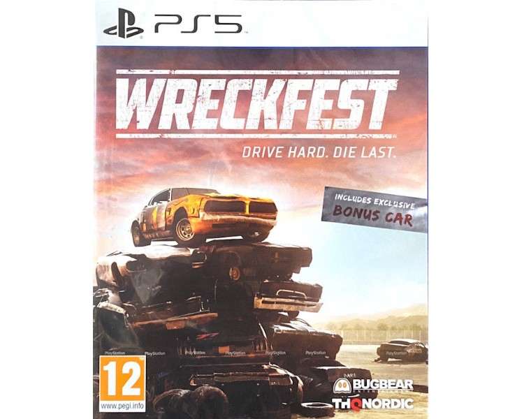 WRECKFEST DRIVE HARD. DIE LAST (INCLUYE BONUS CAR)