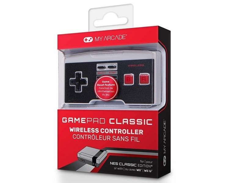 MY ARCADE GAMEPAD CLASSIC WIRELESS CONTROLLER (NES/Wii/Wii U)