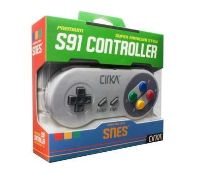 MANDO CONTROLLER SNES S91 (COMPATIBLE CON RETRON 2/3/5)