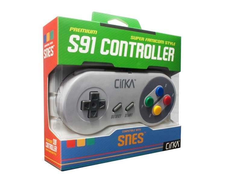 MANDO CONTROLLER SNES S91 (COMPATIBLE CON RETRON 2/3/5)