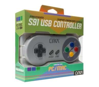 MANDO CONTROLLER SNES COLORES S91 USB (PC/MAC)