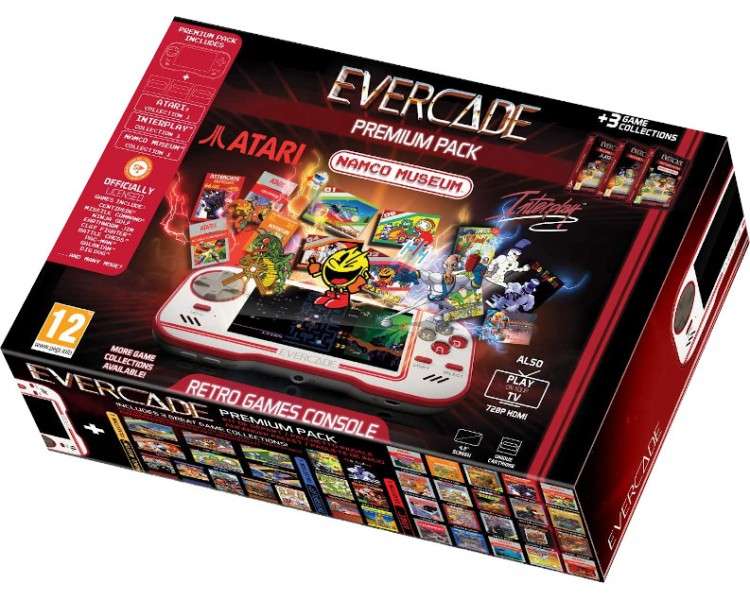 EVERCADE NAMCO MUSEUM PREMIUM PACK (ATARI CART, NAMCO MUSEUM CART & INTERPLAY CART)