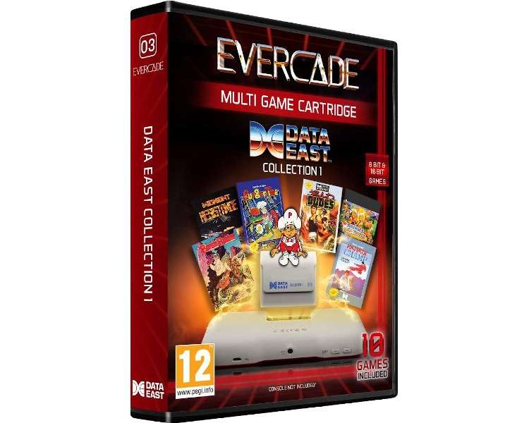 EVERCADE MULTI GAME CARTRIDGE DATAEAST COLLECTION 1