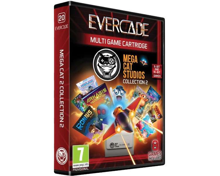 EVERCADE MULTI GAME CARTRIDGE MEGA CAT STUDIOS COLLECTION 2