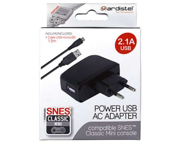 ARDISTEL POWER  USB AC ADAPTOR FOR SNES CLASSIC MINI (CABLE USB 1.5M)