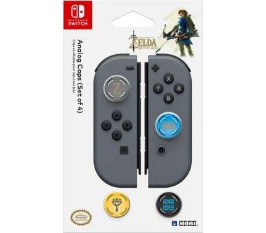 HORI ANALOG CAPS ZELDA: BREATH OF THE WILD (SET 4 UDS.)