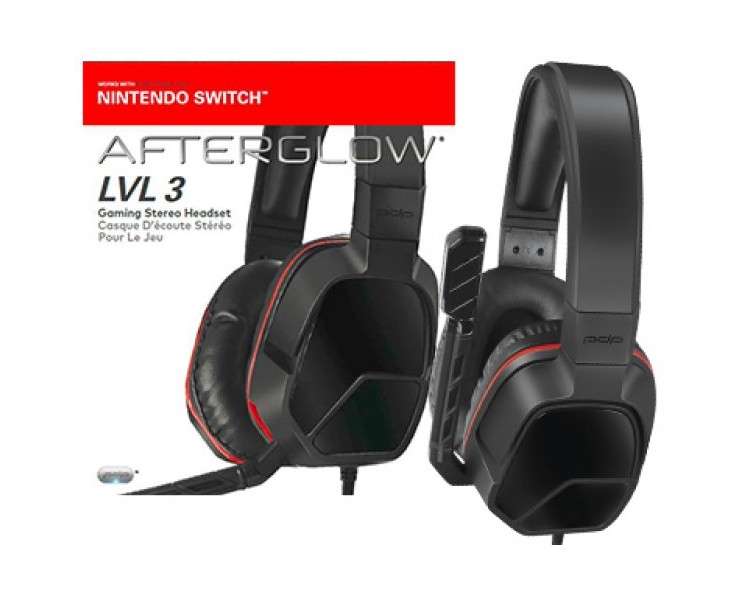 AFTERGLOW GAMING STEREO  HEADSET BLACK LVL 3