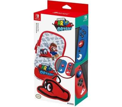 HORI STARTER KIT DE ACCESORIOS SUPER MARIO ODYSSEY (OFICIAL)