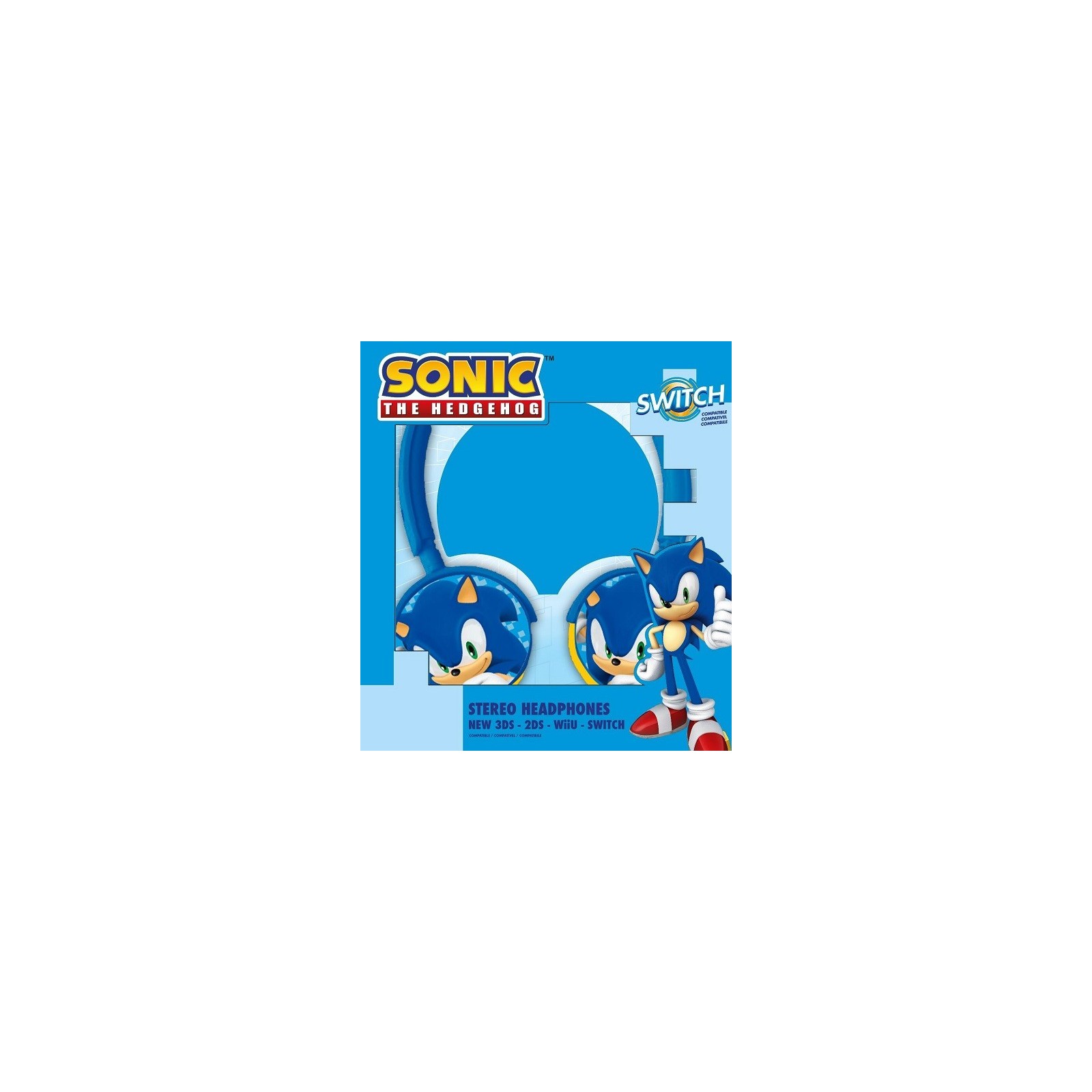 INDECA AURICULARES SONIC THE HEDGEHOG (NEW 3DS/2DS/WiiU)