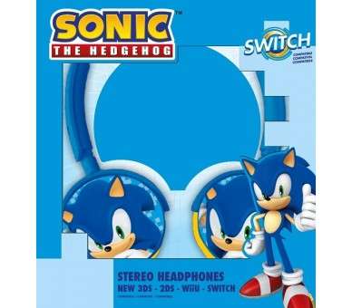 INDECA AURICULARES SONIC THE HEDGEHOG (NEW 3DS/2DS/WiiU)