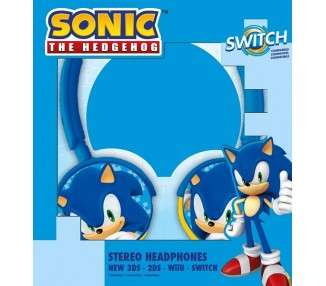 INDECA AURICULARES SONIC THE HEDGEHOG (NEW 3DS/2DS/WiiU)