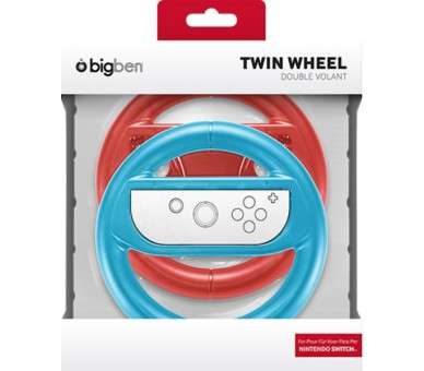 BIGBEN TWIN WHEEL FOR JOYCONT RED/BLUE