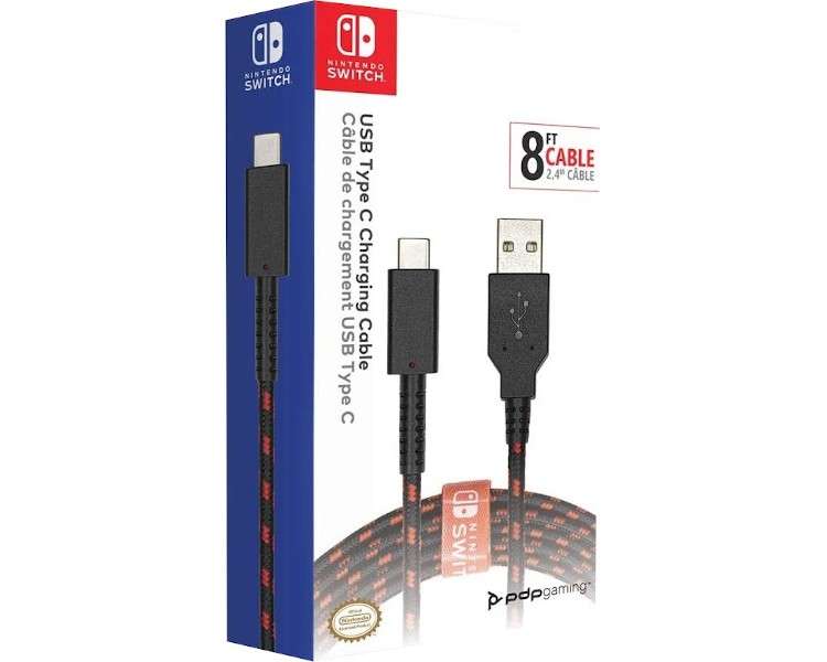 PDP USB TYPE C CHARGING 8 FT CABLE 2,4 M