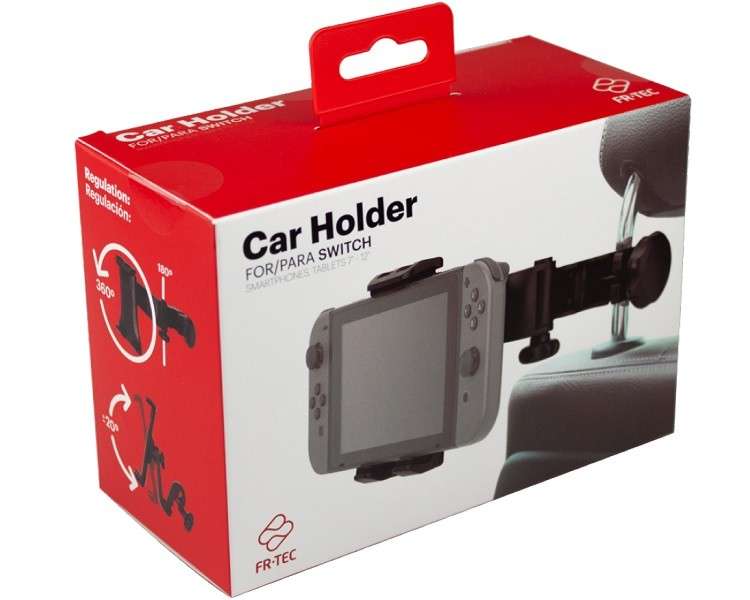 FR-TEC CAR HOLDER (SWITCH/SMARTPHONES/ TABLETS 7" Y 12")