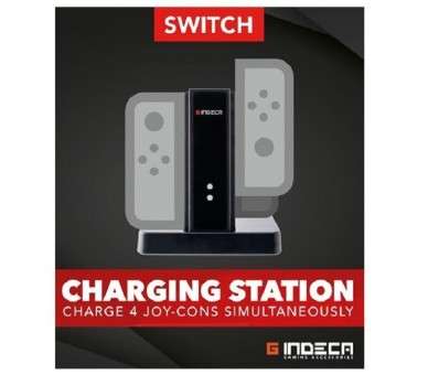 INDECA CHARGING STATION (CARGA 4 JOY-CON SIMULTANIAMENTE)