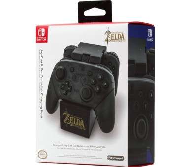 POWER A JOY-CON & PRO CONTROLLER CHARGING DOCK THE LEGEND OF ZELDA EDITON