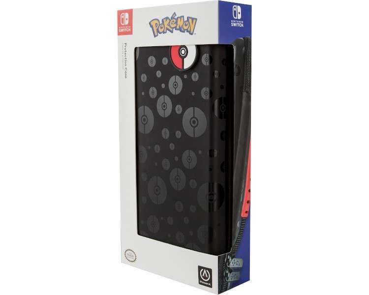 POWER A PROTECTION CASE BLACK POKEMON POKEBALL