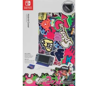 POWER A HYBRID COVER SPLATOON 2 (INCLUYE CREEN PROTECTOR)