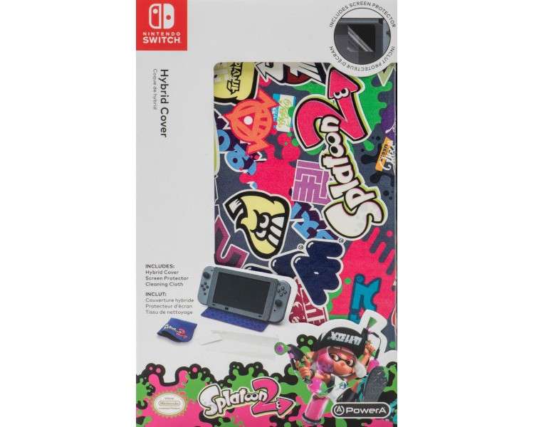 POWER A HYBRID COVER SPLATOON 2 (INCLUYE CREEN PROTECTOR)