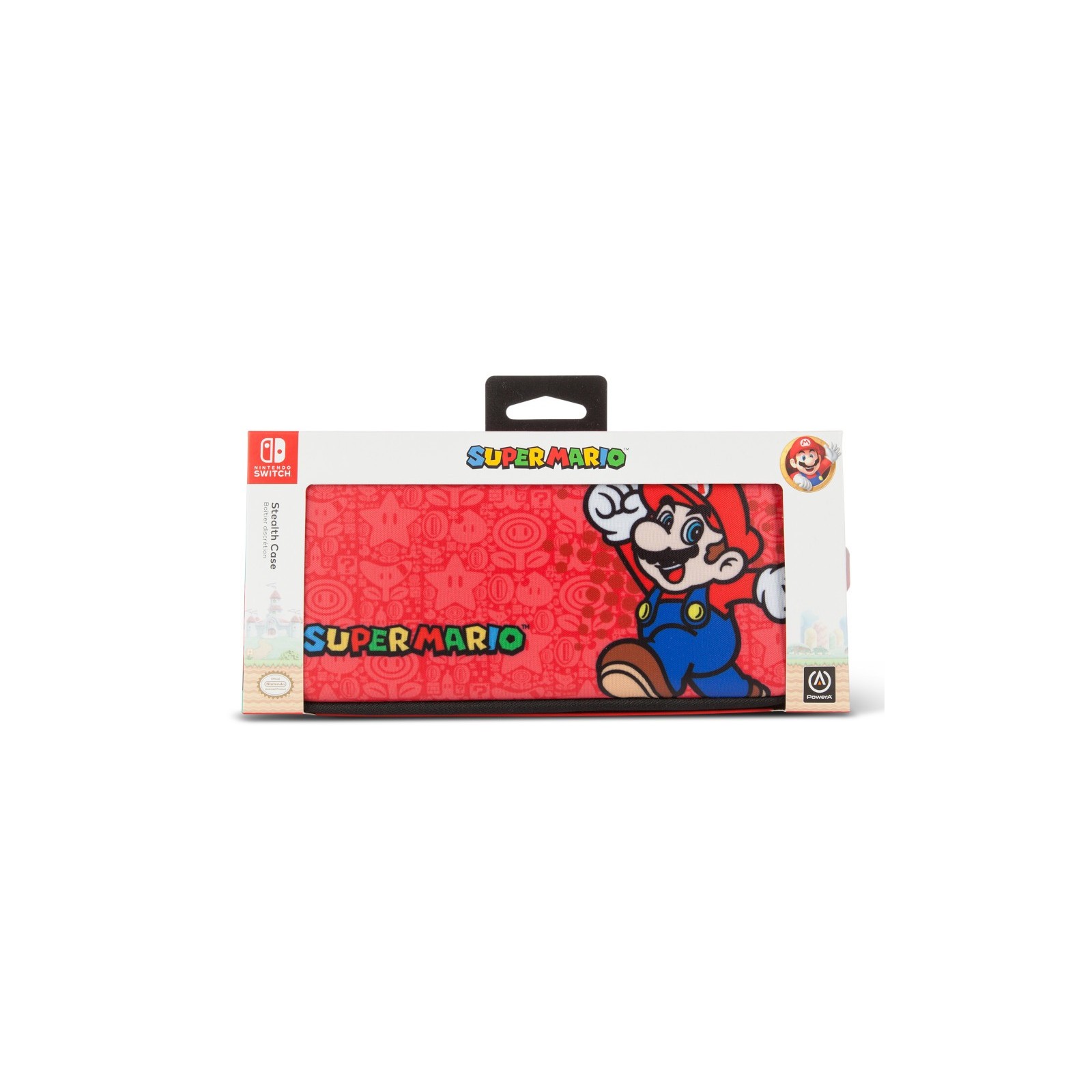 POWER A STEALTH CASE ROJA SUPER MARIO EDICION