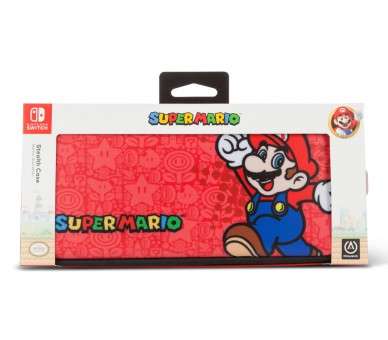 POWER A STEALTH CASE ROJA SUPER MARIO EDICION