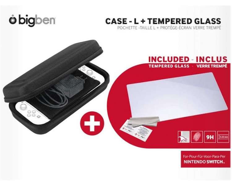 BIGBEN CASE-L & TEMPERED GLASS SCREEN PROTECOR