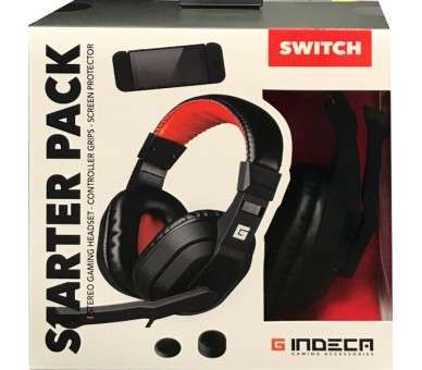 INDECA STARTER PACK (STEREO HEADSET+GRIPS+SCREEN PROTECTOR)