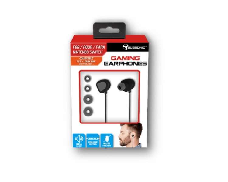 SUBSONIC GAMING EARPHONES (PS4/XBONE/SMARTPHONE/TABLETS)