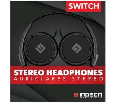 INDECA AURICULARES STEREO HEADPHONES  PLEGABLES