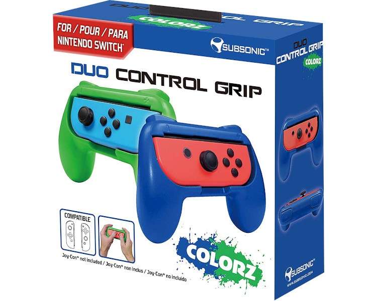 SUBSONIC DUO CONTROL GRIP COLORZ (BLUE/GREEN)