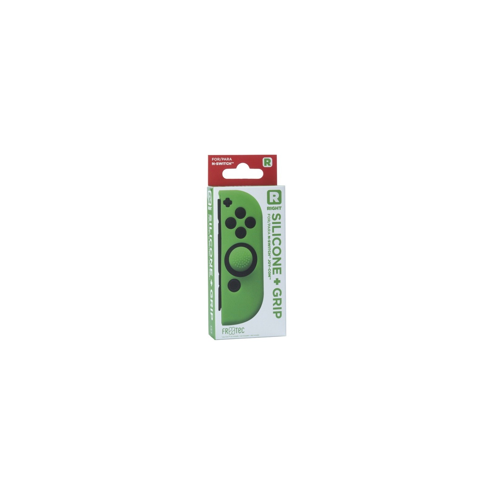 FR-TEC SILICONE + GRIP FOR JOY-CON DERECHO (RIGHT) VERDE