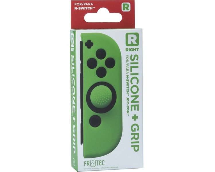 FR-TEC SILICONE + GRIP FOR JOY-CON DERECHO (RIGHT) VERDE