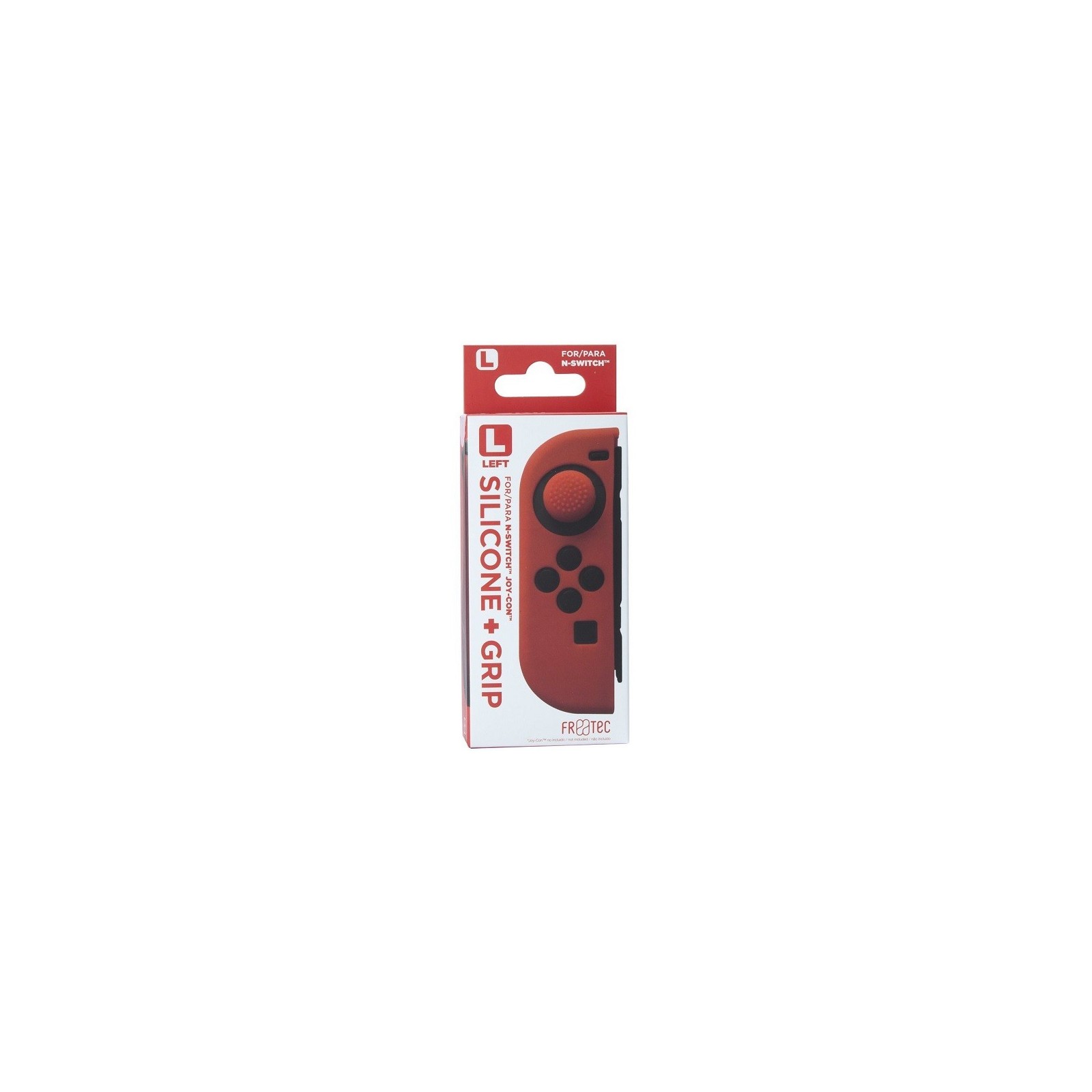 FR-TEC  SILICONE + GRIP FOR JOY-CON IZQUIERDO (LEFT) ROJO