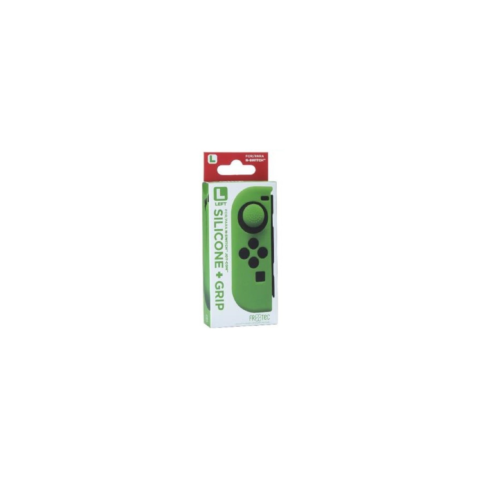 FR-TEC SILICONE + GRIP FOR JOY-CON IZQUIERDO (LEFT) VERDE