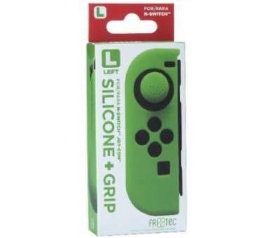 FR-TEC SILICONE + GRIP FOR JOY-CON IZQUIERDO (LEFT) VERDE