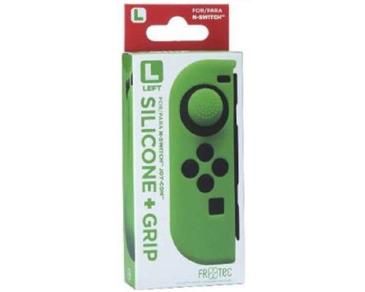 FR-TEC SILICONE + GRIP FOR JOY-CON IZQUIERDO (LEFT) VERDE