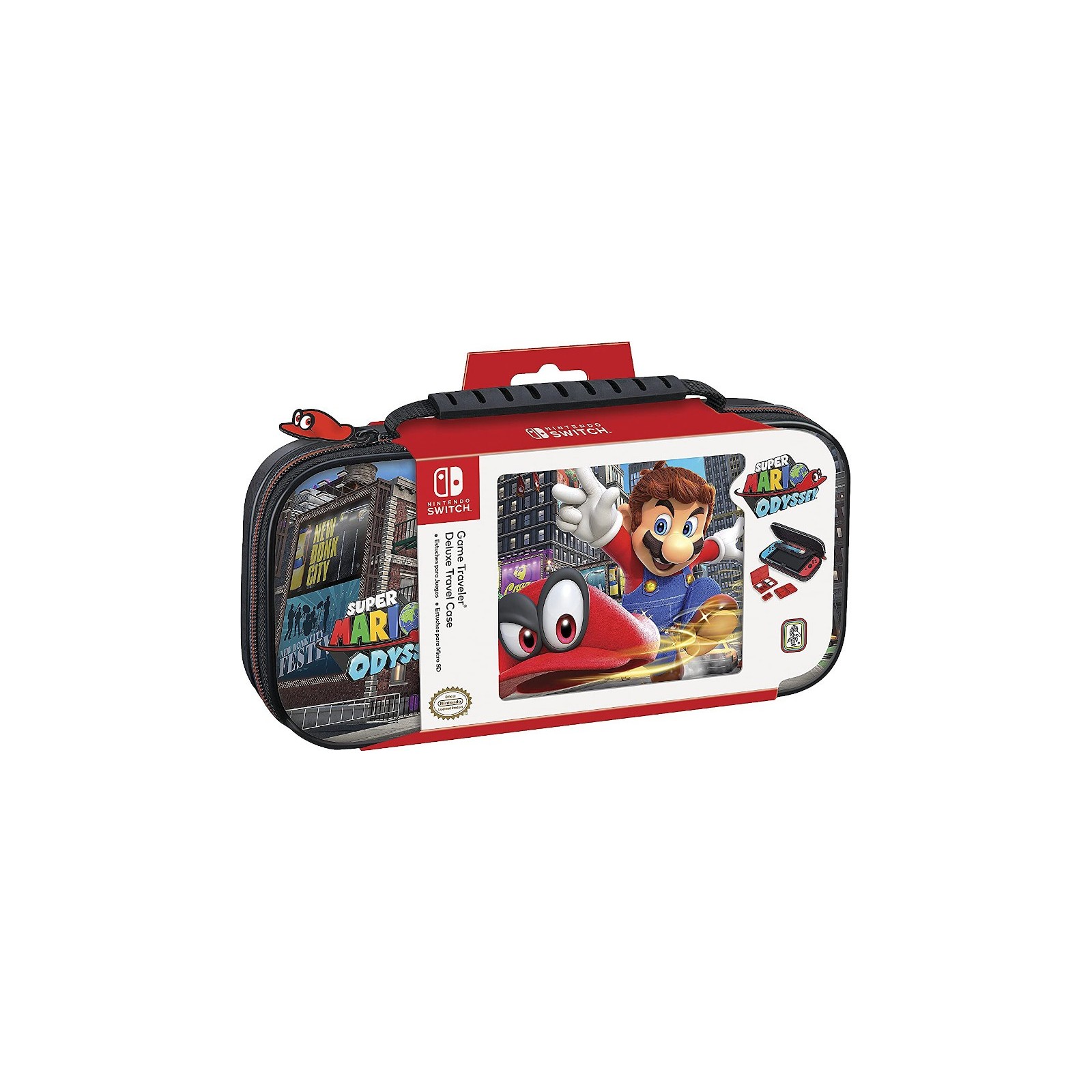 GAME TRAVELER DELUXE TRAVEL CASE SUPER MARIO ODYSSEY NNS58 (OFICIAL)(OLED)