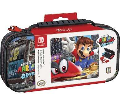 GAME TRAVELER DELUXE TRAVEL CASE SUPER MARIO ODYSSEY NNS58 (OFICIAL)(OLED)