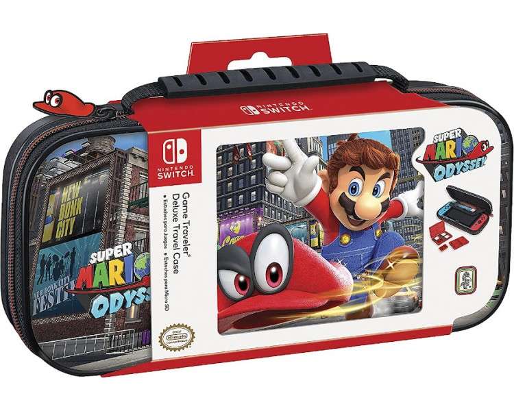 GAME TRAVELER DELUXE TRAVEL CASE SUPER MARIO ODYSSEY NNS58 (OFICIAL)(OLED)