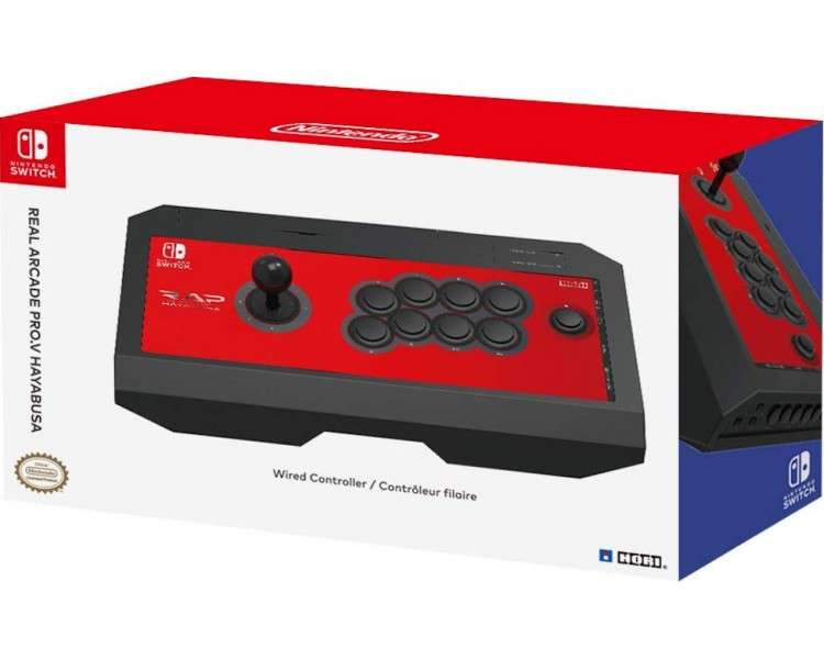 HORI REAL ARCADE PRO.N HAYABUSA WIRED CONTROLLER (SWITCH/PC)