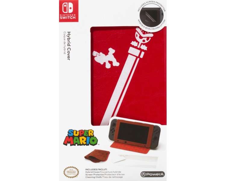 POWER A HYBRID COVER SUPER MARIO (INCLUYE SCREEN PROTECTOR)