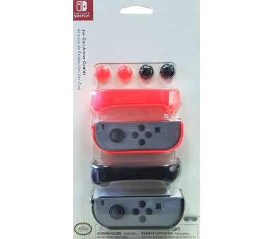 JOYCON ARMOR GUARDS ROJA + NEGRA