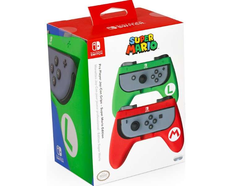 PDP JOY CON PRO PLAYER GRIPS - ED. MARIO & LUIGI