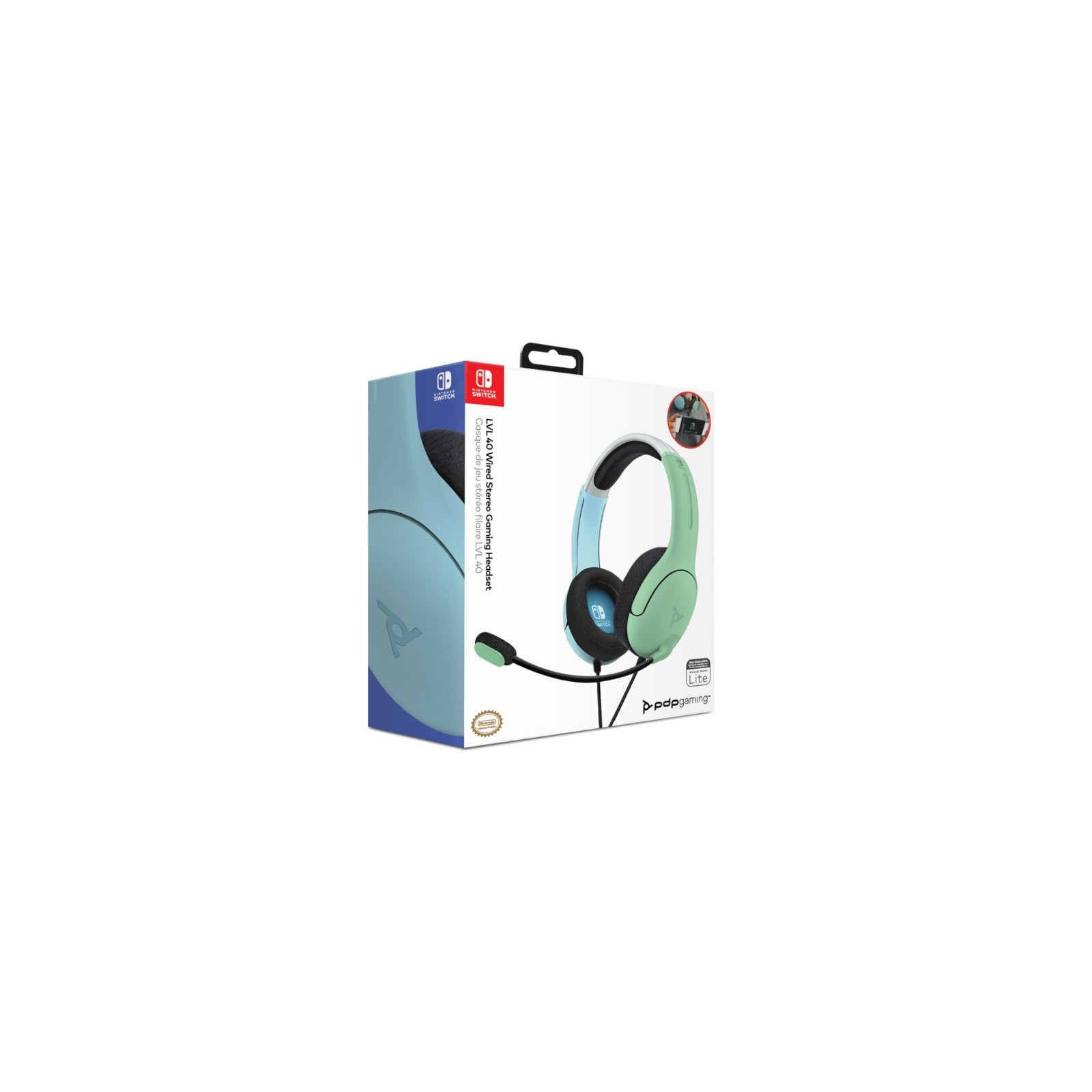 PDP LVL 40 WIRED STEREO GAMING HEADSET BLUE/GREEN (AZUL/VERDE)