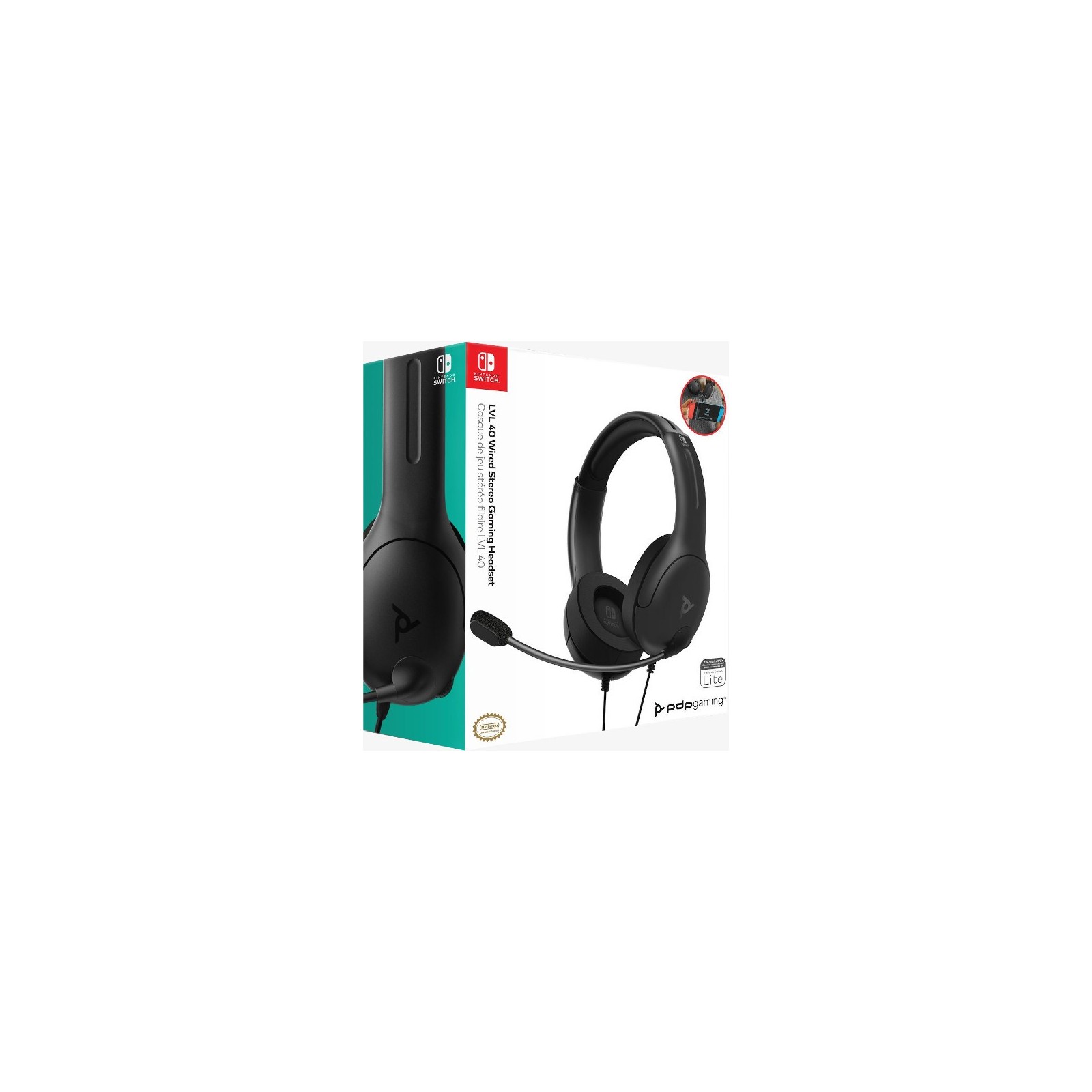 PDP LVL 40 WIRED STEREO GAMING HEADSET BLACK (NEGRO)