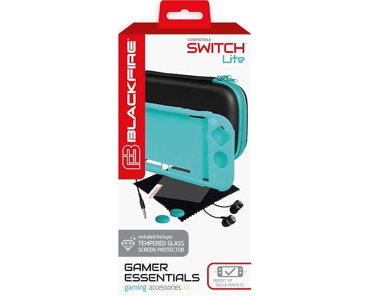 BLACKFIRE GAMER ESSENTIALS KIT TURQUOISE (7 EN 1) (LITE)